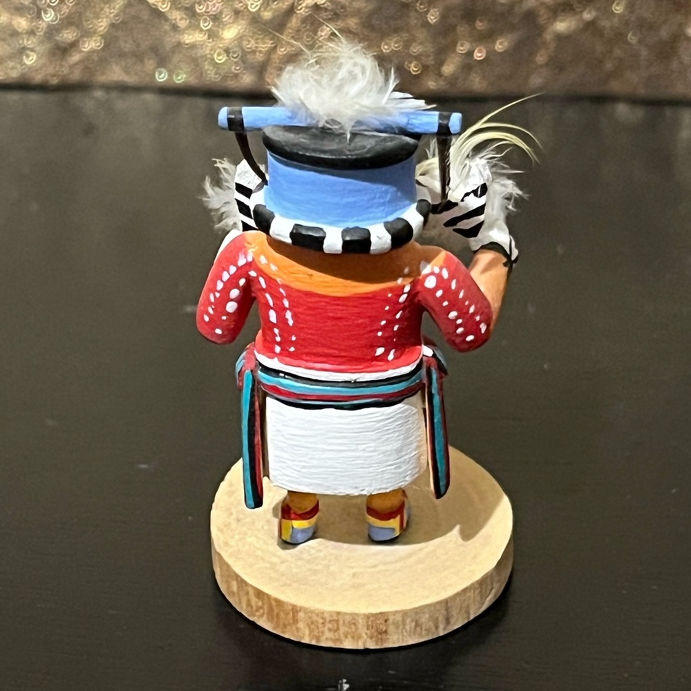 💙Vintage Authentic Stick Carrier Kachina Doll Miniature Native First People💙 - Picture 5 of 8